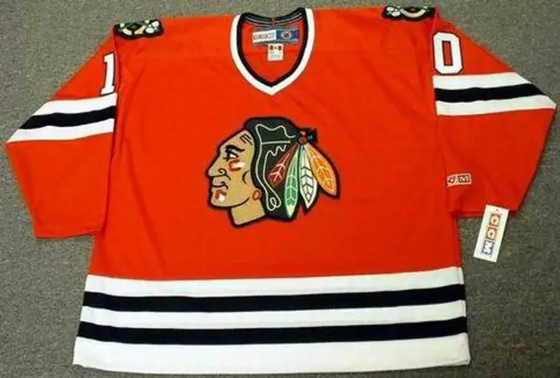 DENNIS HULL Chicago Blackhawks 1972 CCM Throwback NHL Hockey Jersey