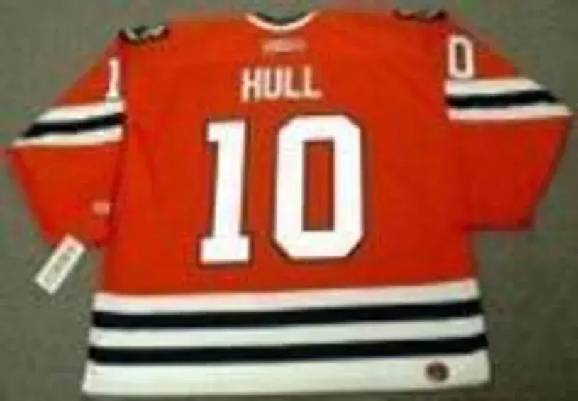 DENNIS HULL Chicago Blackhawks 1972 CCM Throwback NHL Hockey Jersey 