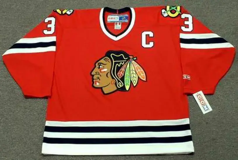 DIRK GRAHAM Chicago Blackhawks 1990 CCM Throwback NHL Hockey Jersey