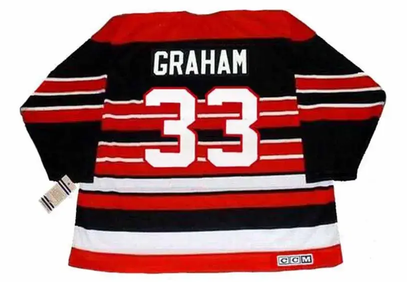 DIRK GRAHAM Chicago Blackhawks 1992 CCM Vintage Throwback NHL Hockey Jersey 