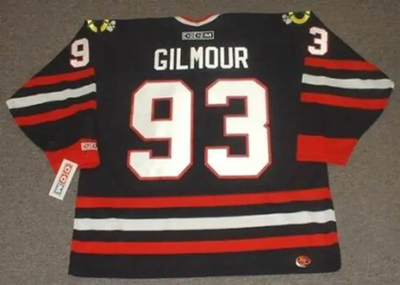 DOUG GILMOUR Chicago Blackhawks 1999 CCM Throwback Alternate NHL Hockey Jersey 