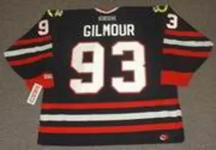 DOUG GILMOUR Chicago Blackhawks 1999 CCM Throwback Alternate NHL Hockey Jersey 