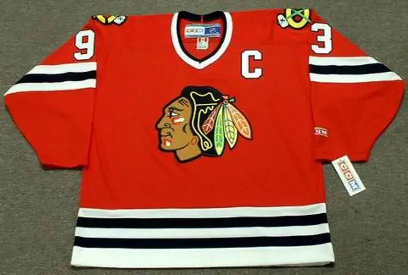 DOUG GILMOUR Chicago Blackhawks 1999 CCM Throwback NHL Hockey Jersey