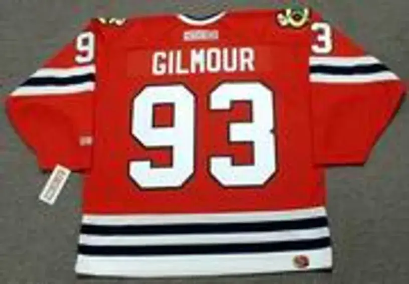 DOUG GILMOUR Chicago Blackhawks 1999 CCM Throwback NHL Hockey Jersey 