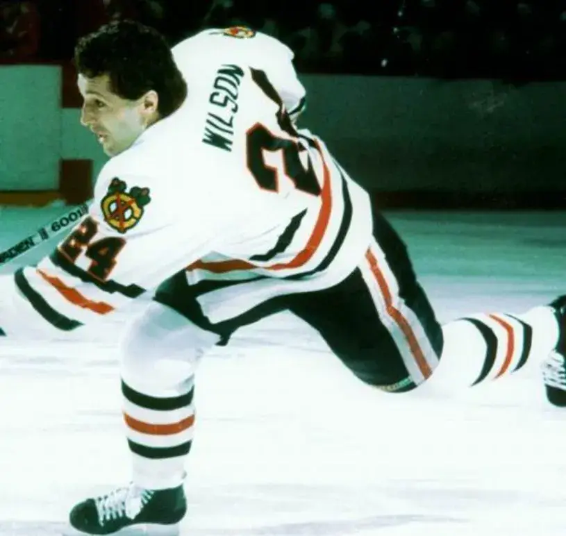 DOUG WILSON Chicago Blackhawks 1988 CCM Throwback Home NHL Hockey Jersey 