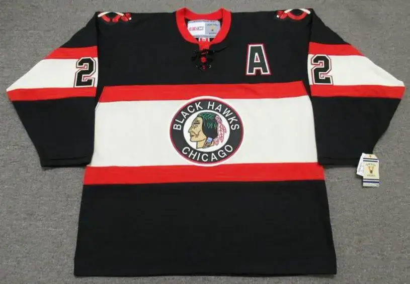 DUNCAN KEITH Chicago Blackhawks 1930’s CCM Vintage NHL Hockey Jersey
