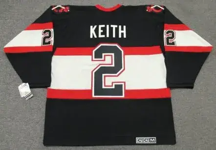 DUNCAN KEITH Chicago Blackhawks 1930’s CCM Vintage NHL Hockey Jersey 