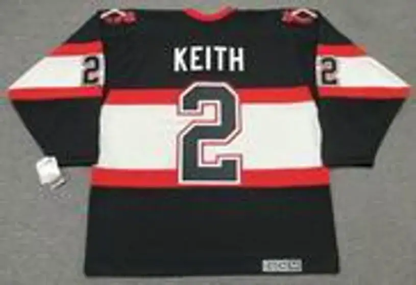 DUNCAN KEITH Chicago Blackhawks 1930’s CCM Vintage NHL Hockey Jersey 