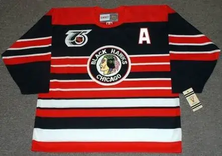 DUNCAN KEITH Chicago Blackhawks 1940’s CCM Vintage Throwback NHL Hockey Jersey