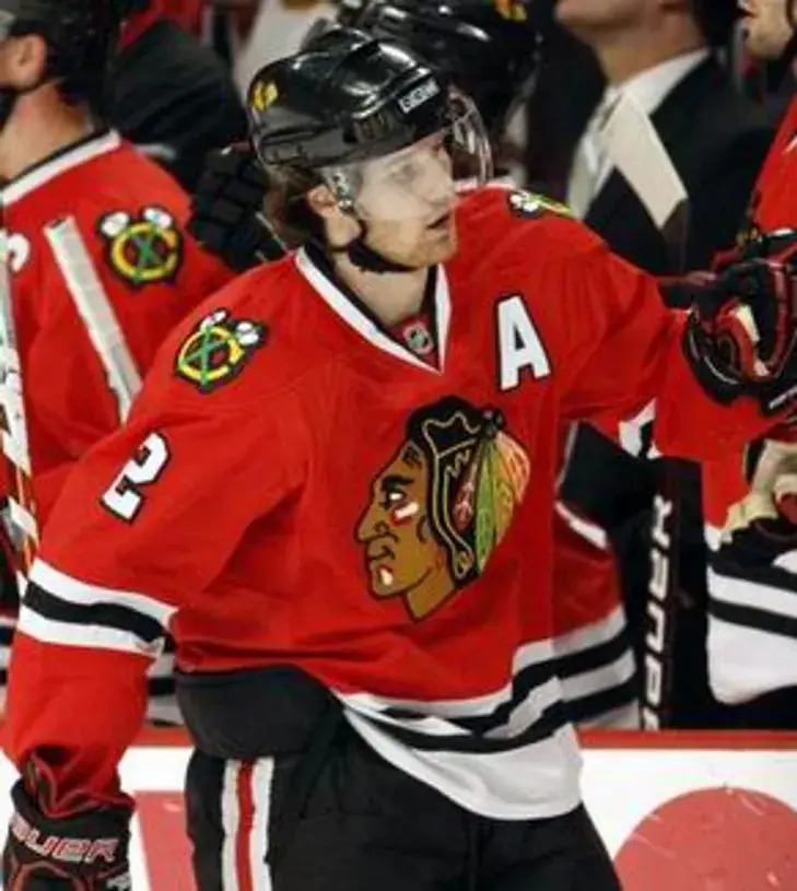 DUNCAN KEITH Chicago Blackhawks 1940’s CCM Vintage Throwback NHL Hockey Jersey 