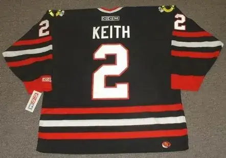 DUNCAN KEITH Chicago Blackhawks 2006 CCM Alternate Throwback NHL Hockey Jersey 