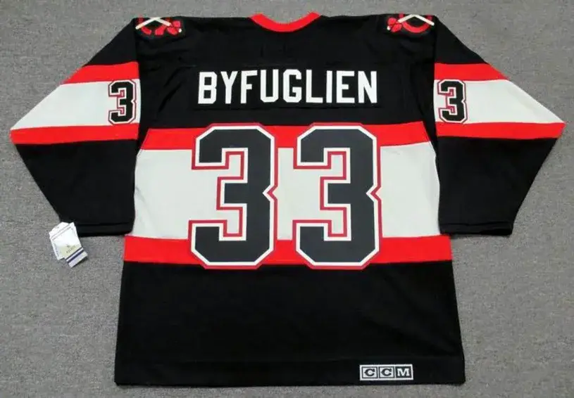 DUSTIN BYFUGLIEN Chicago Blackhawks 1930’s CCM Vintage NHL Hockey Jersey 