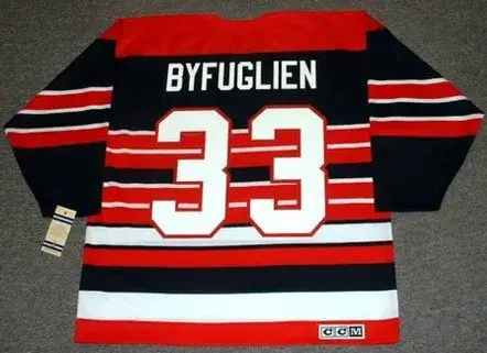DUSTIN BYFUGLIEN Chicago Blackhawks 1940’s CCM Vintage Throwback NHL Hockey Jersey 