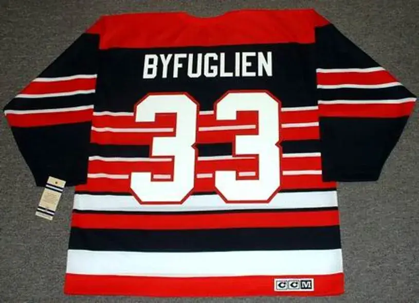 DUSTIN BYFUGLIEN Chicago Blackhawks 1940’s CCM Vintage Throwback NHL Hockey Jersey 