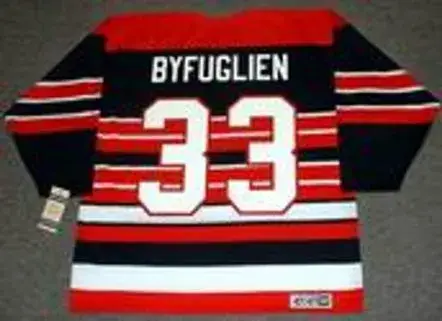 DUSTIN BYFUGLIEN Chicago Blackhawks 1940’s CCM Vintage Throwback NHL Hockey Jersey 