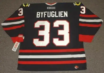DUSTIN BYFUGLIEN Chicago Blackhawks 2006 CCM Alternate Throwback NHL Jersey 