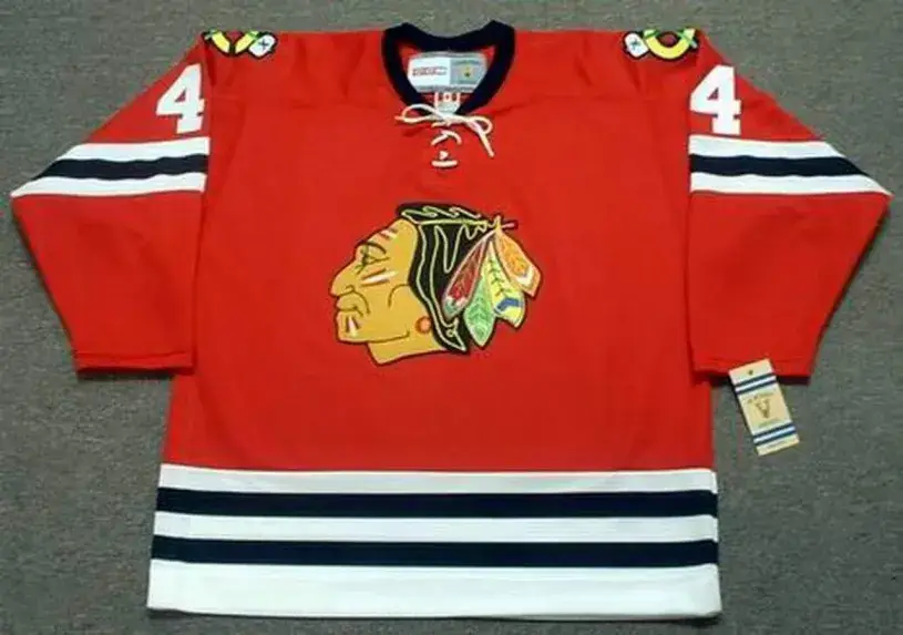 ELMER VASKO Chicago Blackhawks 1963 CCM Vintage Throwback NHL Jersey