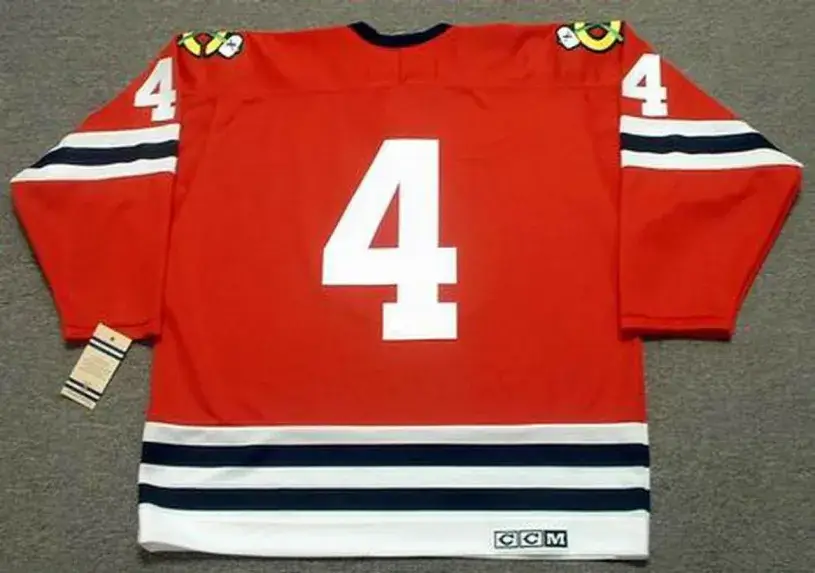ELMER VASKO Chicago Blackhawks 1963 CCM Vintage Throwback NHL Jersey 