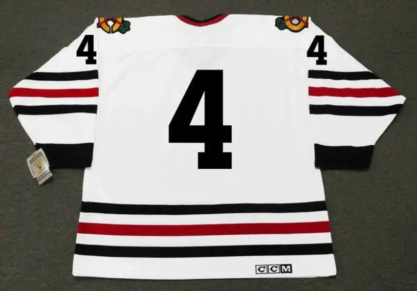 ELMER VASKO Chicago Blackhawks 1965 CCM Vintage Throwback NHL Hockey Jersey 