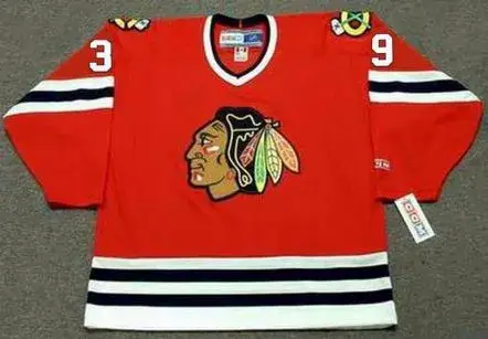 ENRICO CICCONE Chicago Blackhawks 1996 CCM Throwback NHL Hockey Jersey