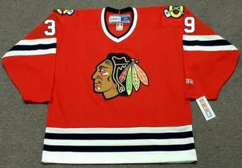 ENRICO CICCONE Chicago Blackhawks 1996 CCM Throwback NHL Hockey Jersey