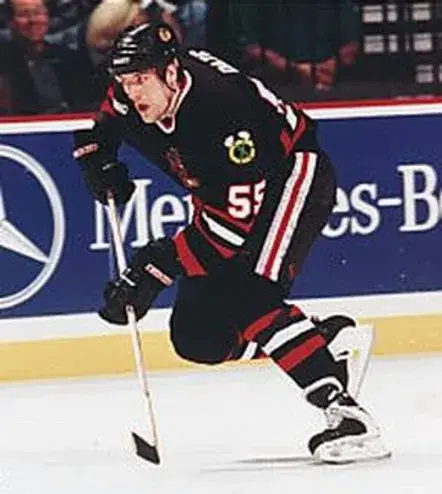 ERIC DAZE Chicago Blackhawks 1998 CCM Throwback Alternate NHL Hockey Jersey 