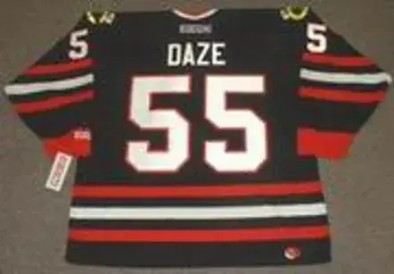 ERIC DAZE Chicago Blackhawks 1998 CCM Throwback Alternate NHL Hockey Jersey 