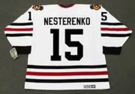 ERIC NESTERENKO Chicago Blackhawks 1967 CCM Vintage Throwback NHL Hockey Jersey 