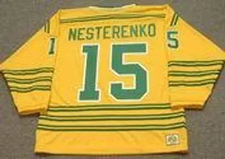 ERIC NESTERENKO Chicago Cougars 1974 WHA Throwback Hockey Jersey 