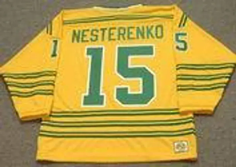 ERIC NESTERENKO Chicago Cougars 1974 WHA Throwback Hockey Jersey 