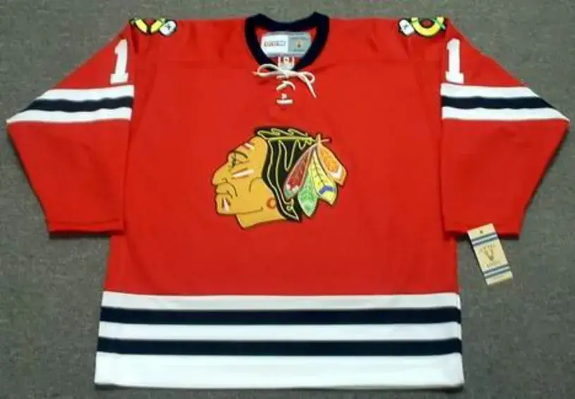 GLENN HALL Chicago Blackhawks 1963 CCM Vintage Throwback NHL Jersey