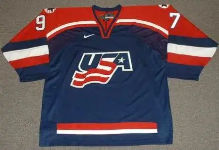 JEREMY ROENICK 2002 USA Nike Olympic Throwback Hockey Jersey