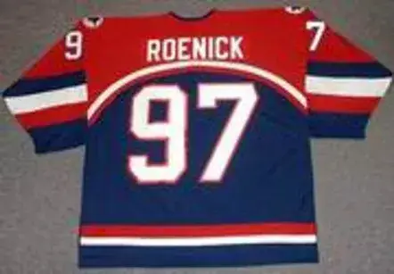 JEREMY ROENICK 2002 USA Nike Olympic Throwback Hockey Jersey 