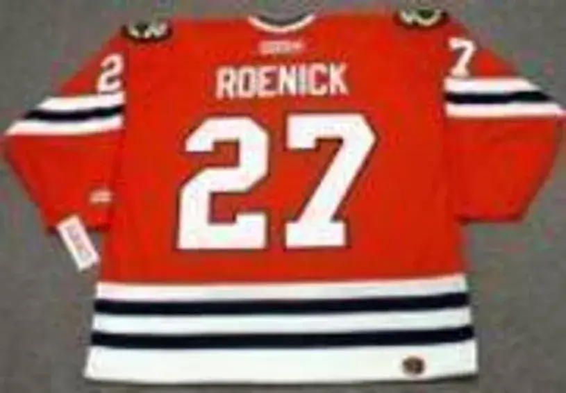 JEREMY ROENICK Chicago Blackhawks 1990 CCM Throwback Away Hockey Jersey 
