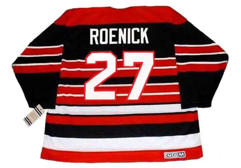 JEREMY ROENICK Chicago Blackhawks 1992 CCM Vintage Throwback NHL Hockey Jersey 