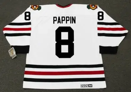 JIM PAPPIN Chicago Blackhawks 1969 CCM Vintage Throwback NHL Hockey Jersey 
