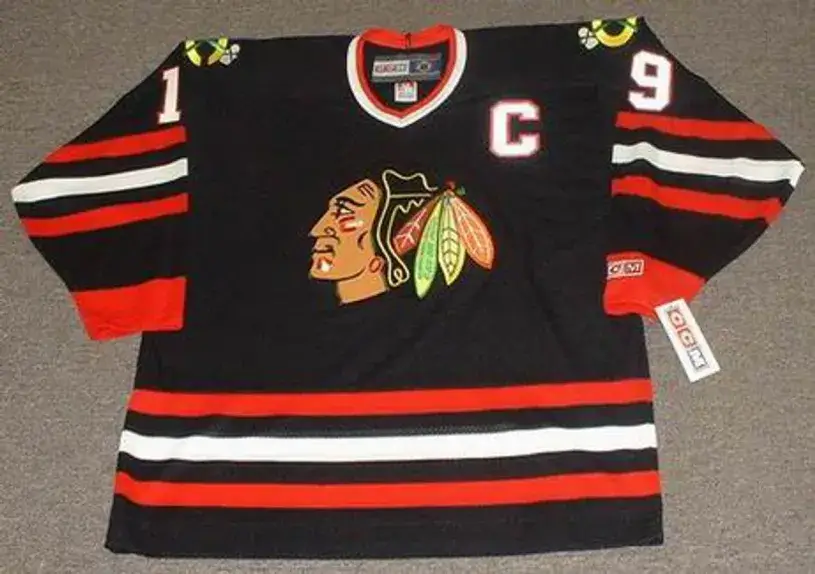 JONATHAN TOEWS Chicago Blackhawks 2009 CCM Alternate Throwback NHL Jersey