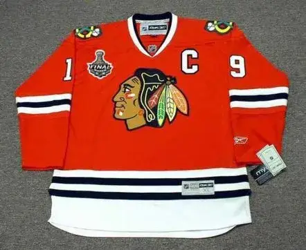 JONATHAN TOEWS Chicago Blackhawks 2010 REEBOK Throwback NHL Hockey Jersey