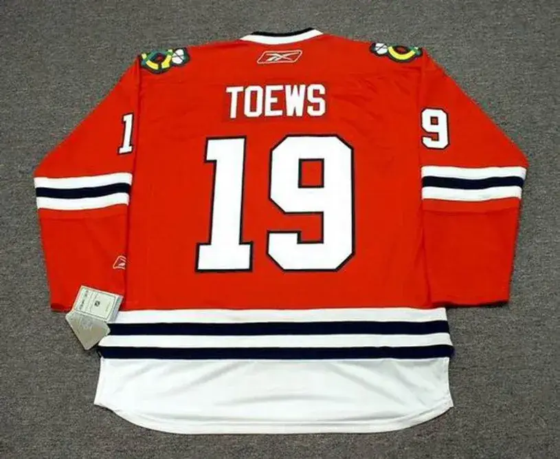 JONATHAN TOEWS Chicago Blackhawks 2010 REEBOK Throwback NHL Hockey Jersey 