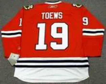 JONATHAN TOEWS Chicago Blackhawks 2010 REEBOK Throwback NHL Hockey Jersey 