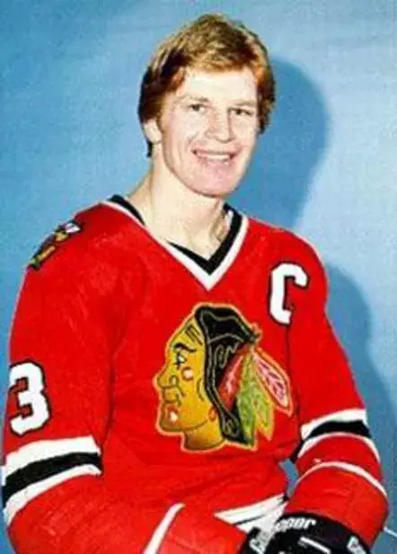 KEITH MAGNUSON Chicago Blackhawks 1977 CCM Throwback Away NHL Hockey Jersey 