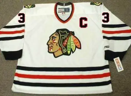 KEITH MAGNUSON Chicago Blackhawks 1977 CCM Throwback Home NHL Hockey Jersey
