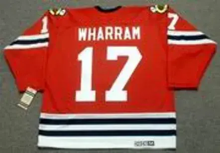 KENNY WHARRAM Chicago Blackhawks 1963 CCM Vintage Throwback NHL Jersey 