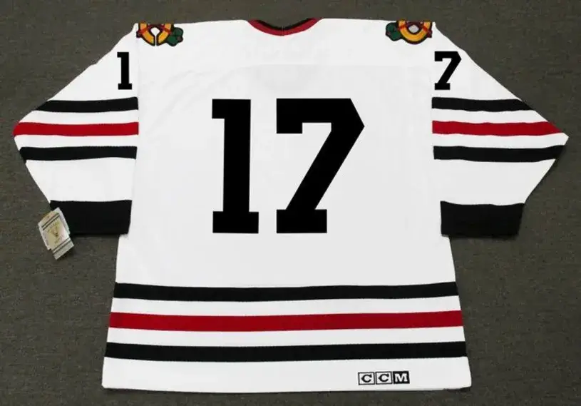 KENNY WHARRAM Chicago Blackhawks 1967 CCM Vintage Throwback NHL Hockey Jersey 