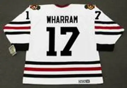 KENNY WHARRAM Chicago Blackhawks 1967 CCM Vintage Throwback NHL Hockey Jersey 