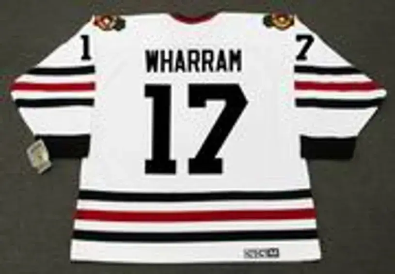 KENNY WHARRAM Chicago Blackhawks 1967 CCM Vintage Throwback NHL Hockey Jersey 