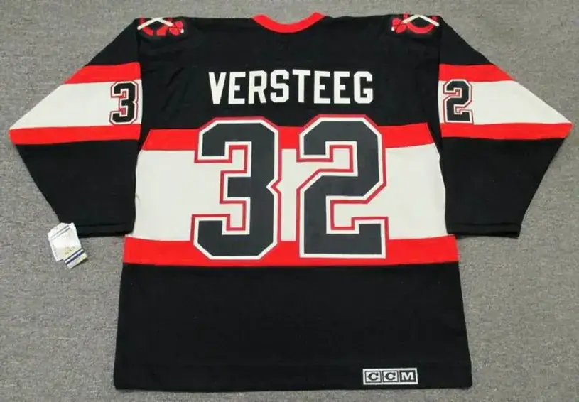 KRIS VERSTEEG Chicago Blackhawks 1930’s CCM Vintage NHL Hockey Jersey 