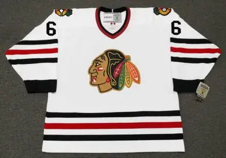 LOU ANGOTTI Chicago Blackhawks 1969 CCM Vintage Throwback NHL Hockey Jersey