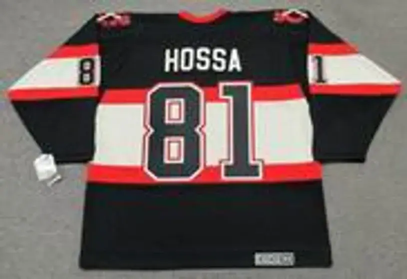MARIAN HOSSA Chicago Blackhawks 1930’s CCM Vintage NHL Hockey Jersey 
