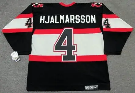 NIKLAS HJALMARSSON Chicago Blackhawks 1930’s CCM Vintage NHL Hockey Jersey 